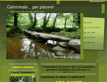 Tablet Screenshot of camminateperpiacere.it